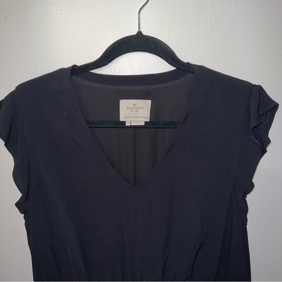 kate spade Dresses & Skirts - kate spade New York V-Neck Dress with Elastic Waist Black Size 12